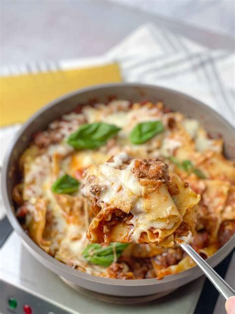 Tastegreatfoodie Easy Stovetop Lasagna Skillet Pasta Dishes