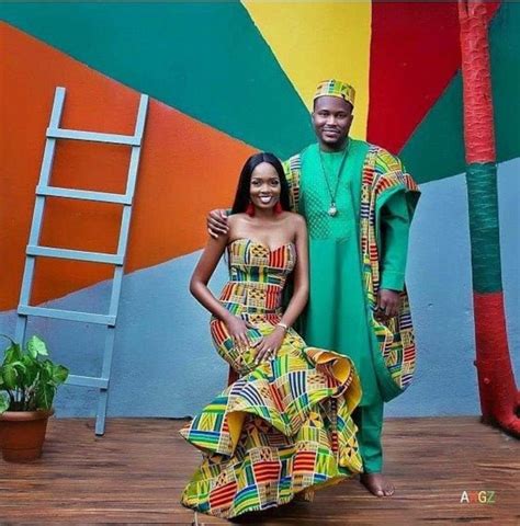 African Couple Clothing African Couples Wear Wedding Etsy