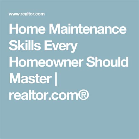 8 Home Maintenance Skills Every Homeowner Should Master Home