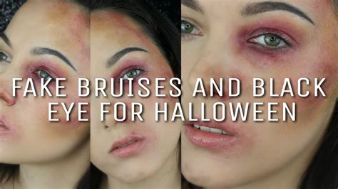 Easy How To Sfx Fake Black Eye And Bruises For Halloween Ninja Fairy