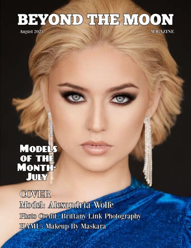 Beyond The Moon Magazine Models Of The Month July 2023 Btmm