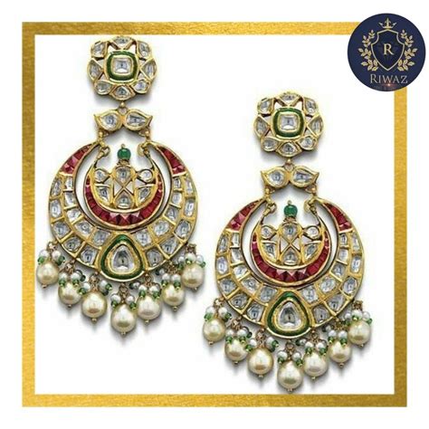 Antique Gold Earrings Gold Jhumka Earrings Indian Jewelry Earrings