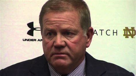 Irish247 Video Notre Dame Head Coach Brian Kelly Virginia Week Youtube