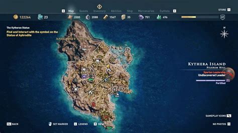 The Kytheran Statue Assassin S Creed Odyssey Quest