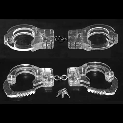 Female Luxury Polymethyl Methacrylate Handcuffs