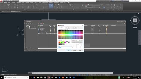 6a Autocad Intro Layer Create Color Current Youtube