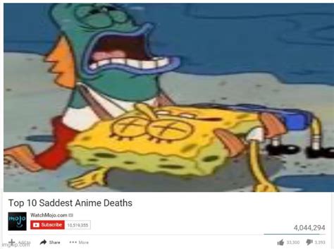 Top 10 Anime Deaths Meme Maker Blessluvmel