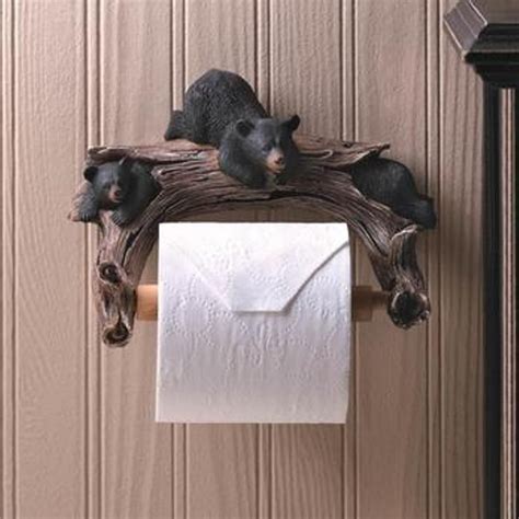 Discount on bear toilet paper holder and get fast shipping on best promotion today. Black Bear Toilet Paper Holder in 2020 | Bear toilet paper ...
