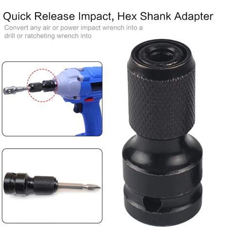 13mm 12inch Keyless Drill Chuck Screwdriver Impact Driver Adapter Hex