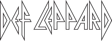 Def Leppard logo - download. gambar png
