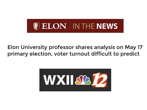 Jason Husser Offers Insights Into N C Primary Election For Wxii Report