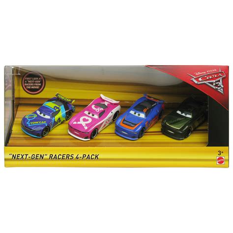 Disney Pixar Cars 3 Next Gen Racers 4 Pack Of 155 Scale Die Cast