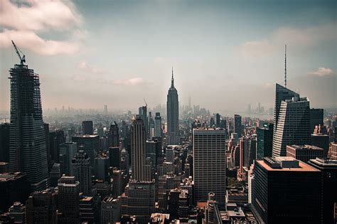 Ciudad Nueva York Edificio Rascacielos Fondo De Pantalla Hd Peakpx