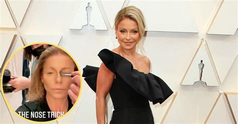 Kelly Ripa Shows Off ‘nose Trick People Think Its Plastic Surgery