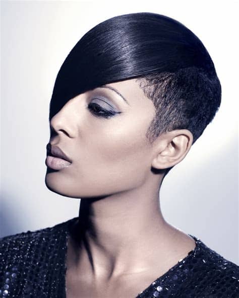 They seem more confident and comfortable in wearing short hair than anyone else. Hairstyles with bangs african american 2014: Black women ...