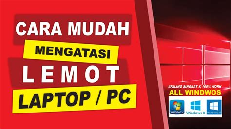 Periksa apakah windows explorer berfungsi sekarang. Cara Mengatasi Laptop/PC Lemot - YouTube