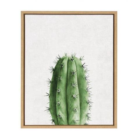 Home Cactus Framed Photographic Print On Canvas Allmodern