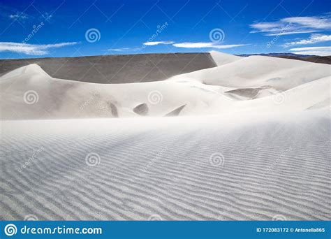 White Dune At The Lava Field Of The Volcano Caraci Pampa At The Puna De