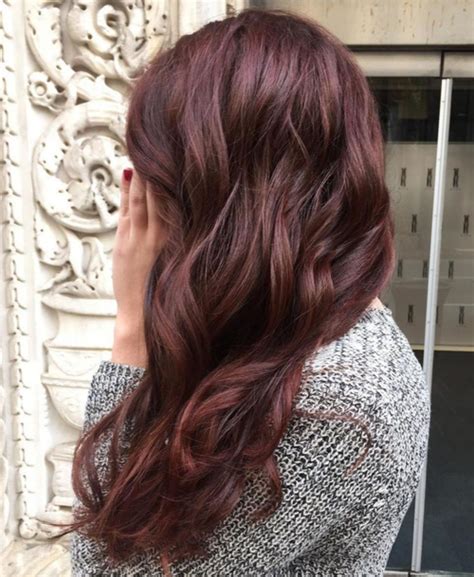 wavy burgundy hair Hair Color And Cut, New Hair Colors, Cocoa Cinnamon