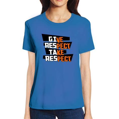 Buy Tvp Fashions Graphic Printed Women Tshirt Give Respect Take Respect