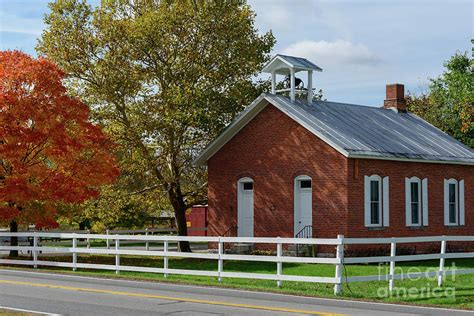 Fx17e Little Red Schoolhouse Photograph By Ohio Stock Photography Art