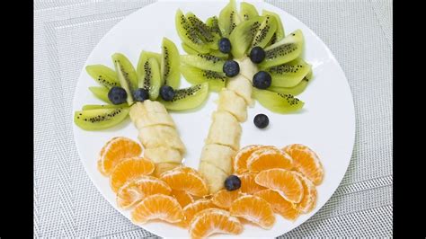 Simple Fruit Salad Decoration For Kids Youtube