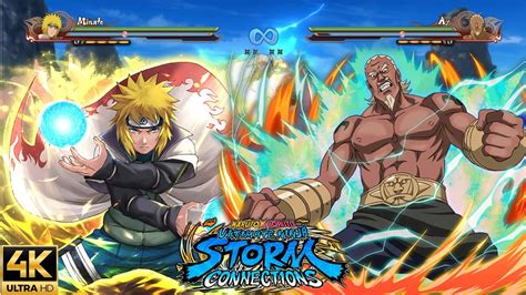 Minato Hokage Vs Raikage Ay And His Squad Naruto Ultimate Ninja Storm