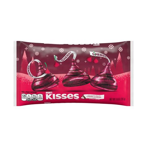 Hersheys Kisses Milk Chocolate Cherry Cordial Creme Filled Holiday