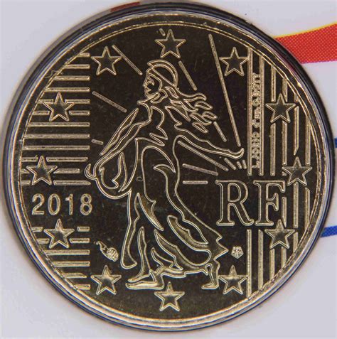 France Monnaies Euro Unc 2018 Valeur Tirage Et Images Sur Pieces Eurotv