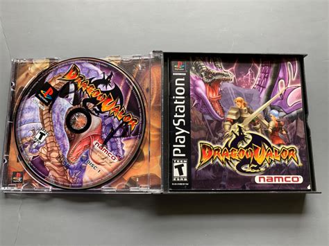 Dragon Valor Item Box And Manual Playstation