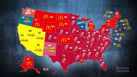 I starred as american backpacker no. Most popular fast food restaurants in every state | Fast ...