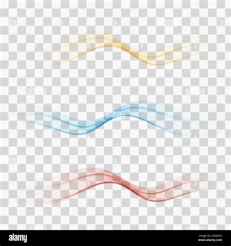 Abstract Colorful Lines Divider Collection Of Three Beautiful Gradient