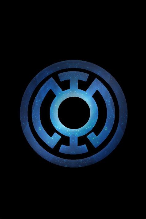 Stary Blue Lantern Logo Background Blue Lantern Blue Lantern Corps