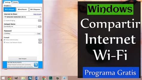 Como Compartir Wifi Desde Mi Pc Windows Descargar Pdf