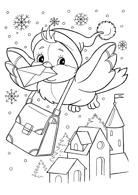 Coloriage Hiver Imprimer Gratuitement 100 Images Pour Les Enfants