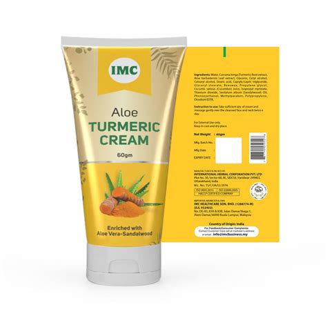 Aloe Turmeric Cream Imc Healthcare Sdn Bhd