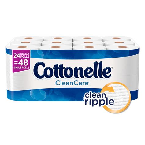 Cottonelle Clean Care Double Roll Toilet Paper 190 Sheets 24 Ct