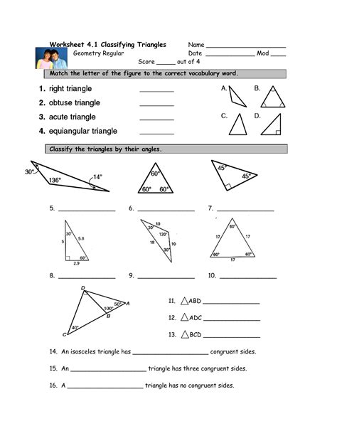 Classifying Triangles Worksheet With Answer Key | db-excel.com