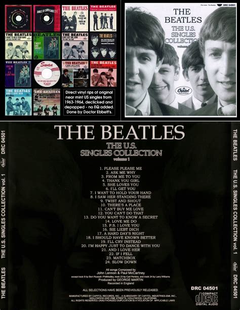 THE BEATLES US SINGLES COLLECTION VOL CD