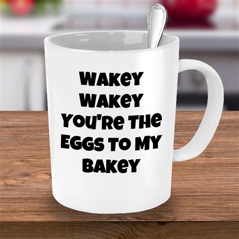 Wakey Wakey Youre The Eggs To My Bakey Sweet And Silly Etsy