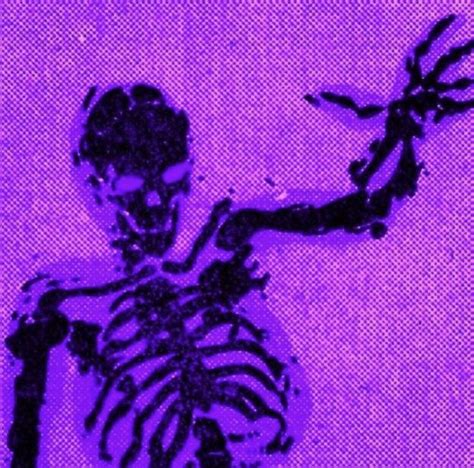Purple фиолетовый Aesthetic эстетика Skeleton скелет обои