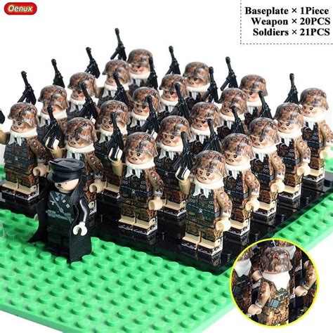 Custom Lego Ww2 German Soldiers Minifigures Etsy