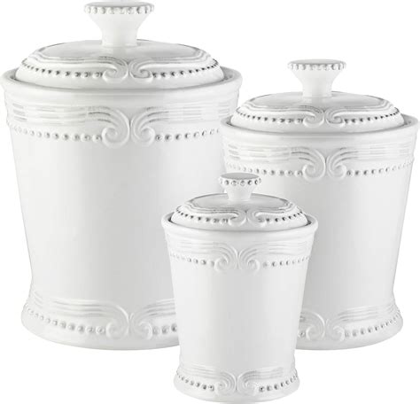 Best White Canister Sets For Kitchen Counter Home Vrogue