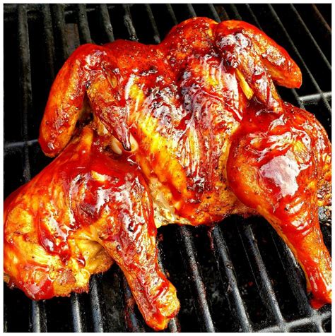 Gas Grilled Whole Chicken Recipe Spatchcock Style Julias Simply Southern
