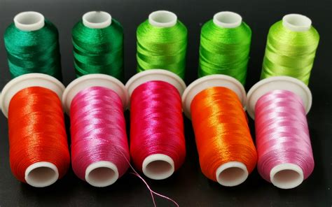 Wholesale 100% Polyester 108d 120d Embroidery Thread Colors - Buy ...