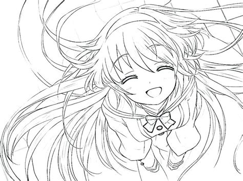 Anime Wolf Girl Coloring Pages At Free Printable