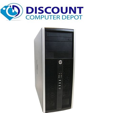 Fast Hp 6200 Windows 10 Pro Desktop Computer Tower Pc Intel Core I5 8gb