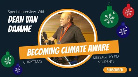 Interview With Dean Van Damme On Personal Responsibility To Climate