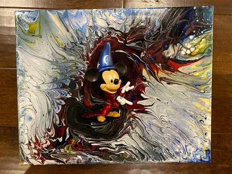 Mickey Mouse Disney Original Painting Art By Aaron Goodwin 11 Canvas