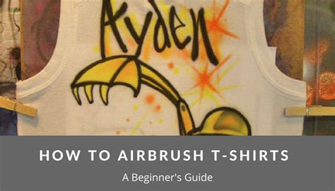 How To Airbrush T Shirts Beginners Guide Airbrush Guru